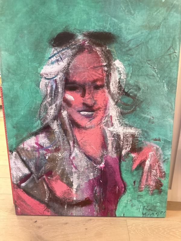 Self Portrait by artist Teresa Green
